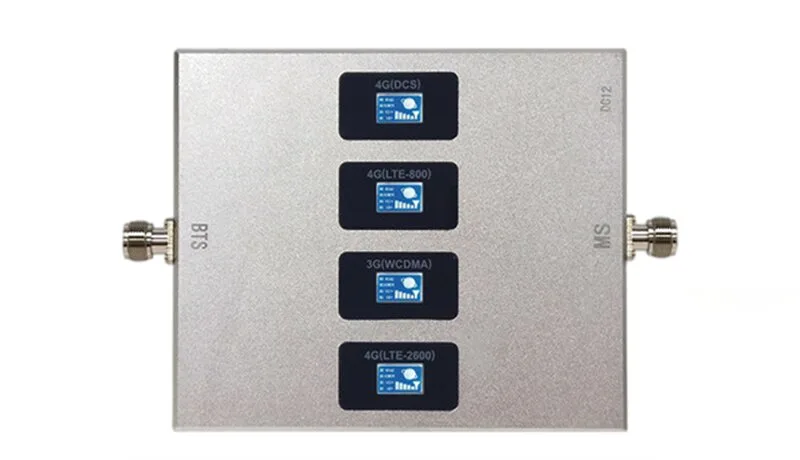 Commercial office mobile signal booster for large spaces
