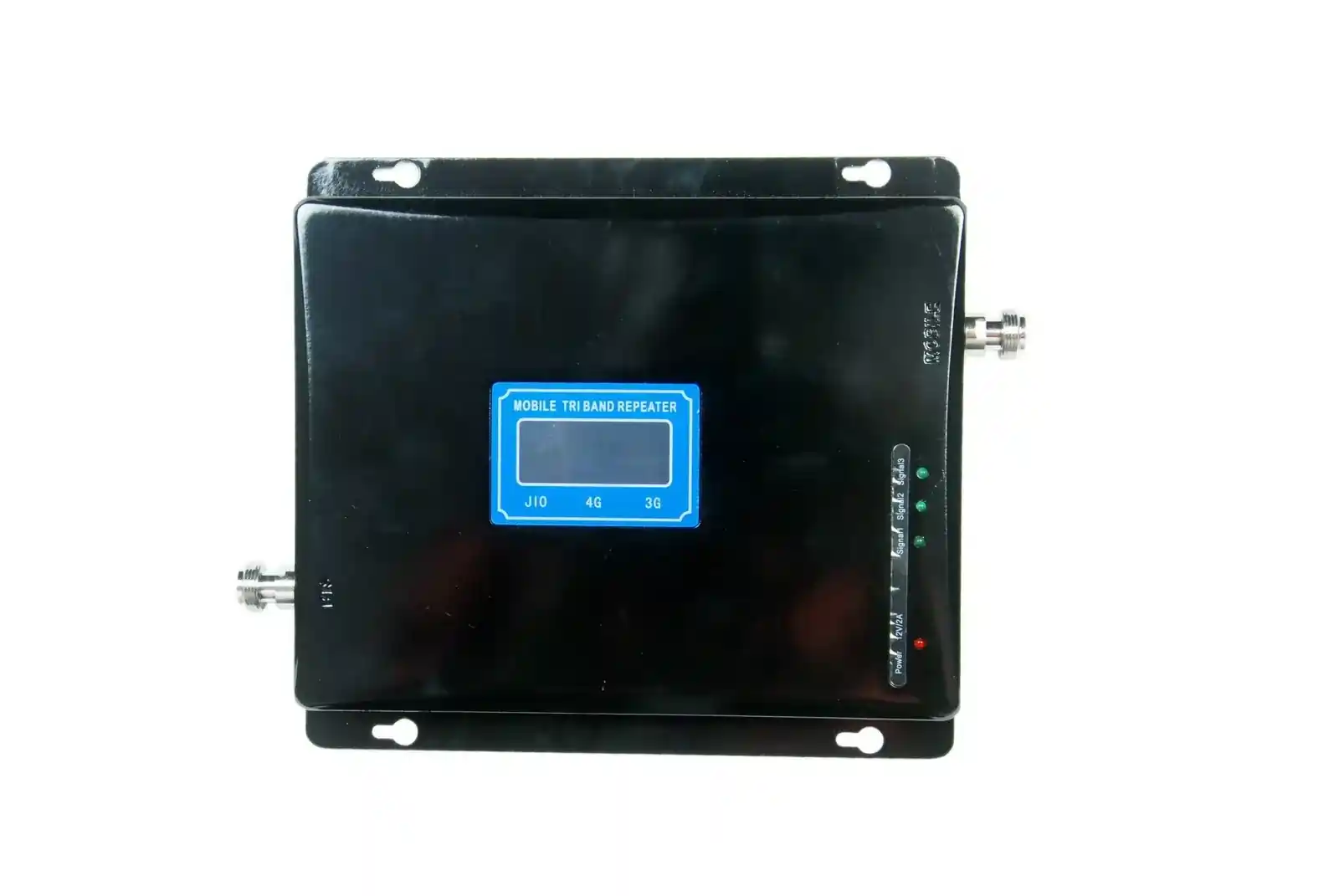 Commercial office mobile signal booster for large spaces